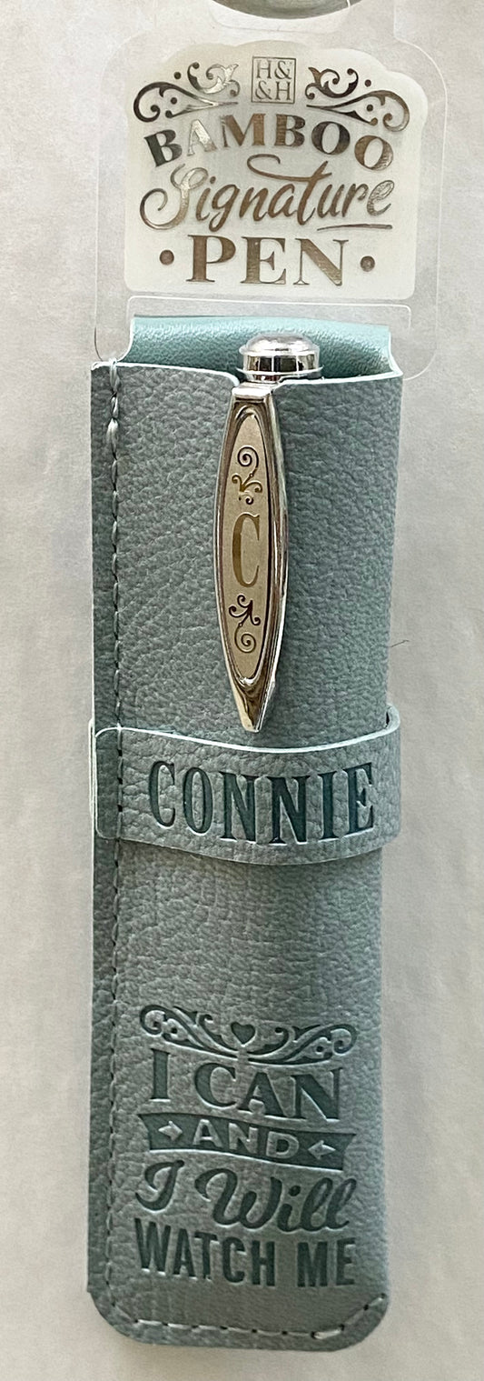 “Connie” Bamboo Name Pen