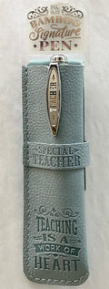 Special Teacher Bamboo Name Pen