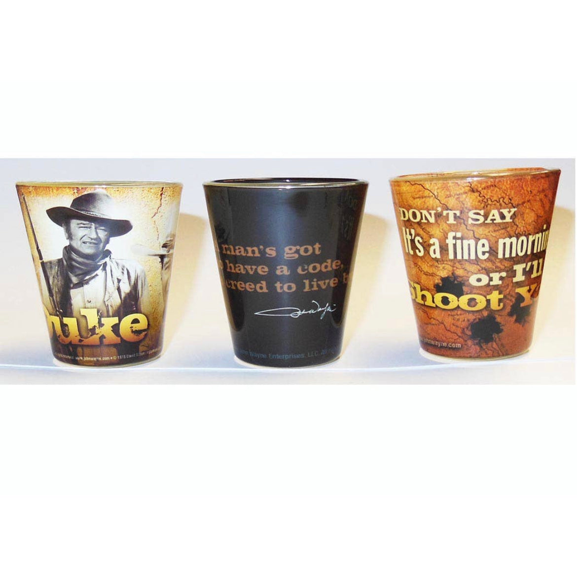 John Wayne Shot Glass