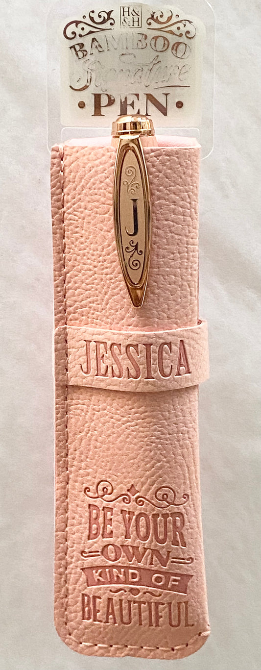 “Jessica” Bamboo Name Pen