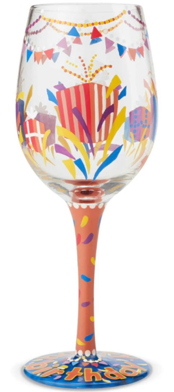 “Birthday Present” Lolita Wine Glass