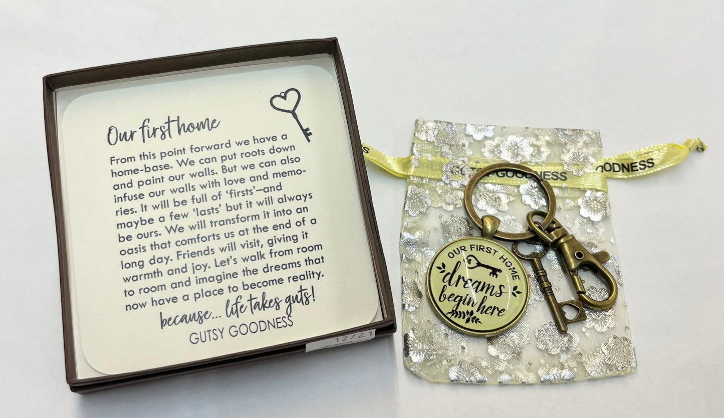 Our First Home Key Chain