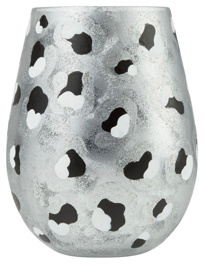 Snow Leopard Lolita Stemless Wine Glass