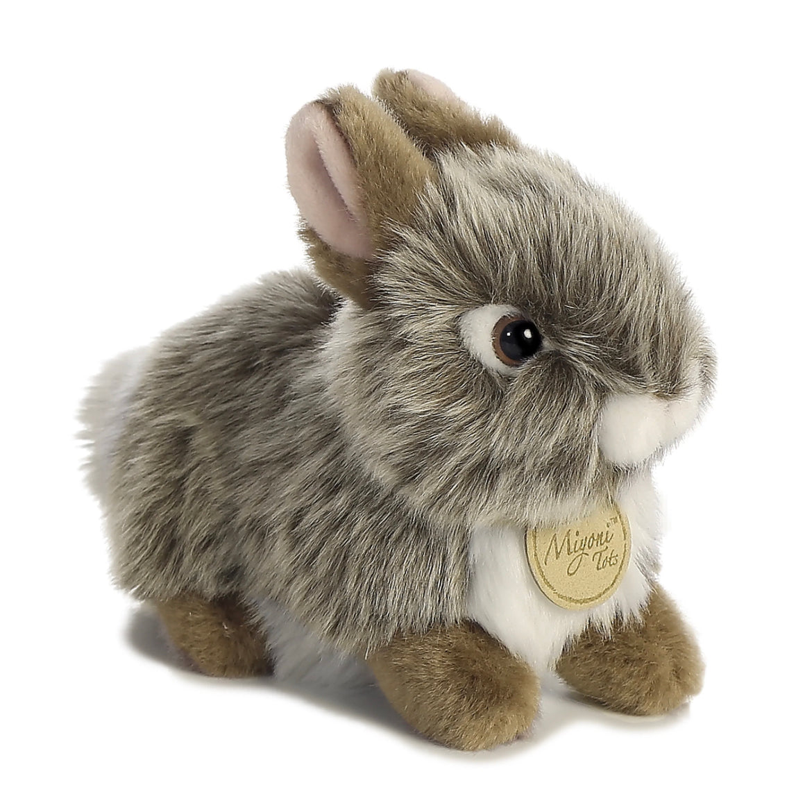 Baby Bunny Gray Miyoni Plush