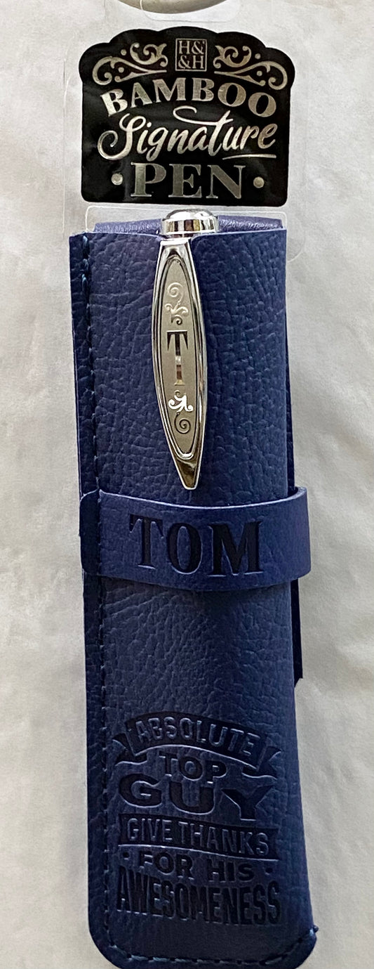 “Tom” Bamboo Name Pen