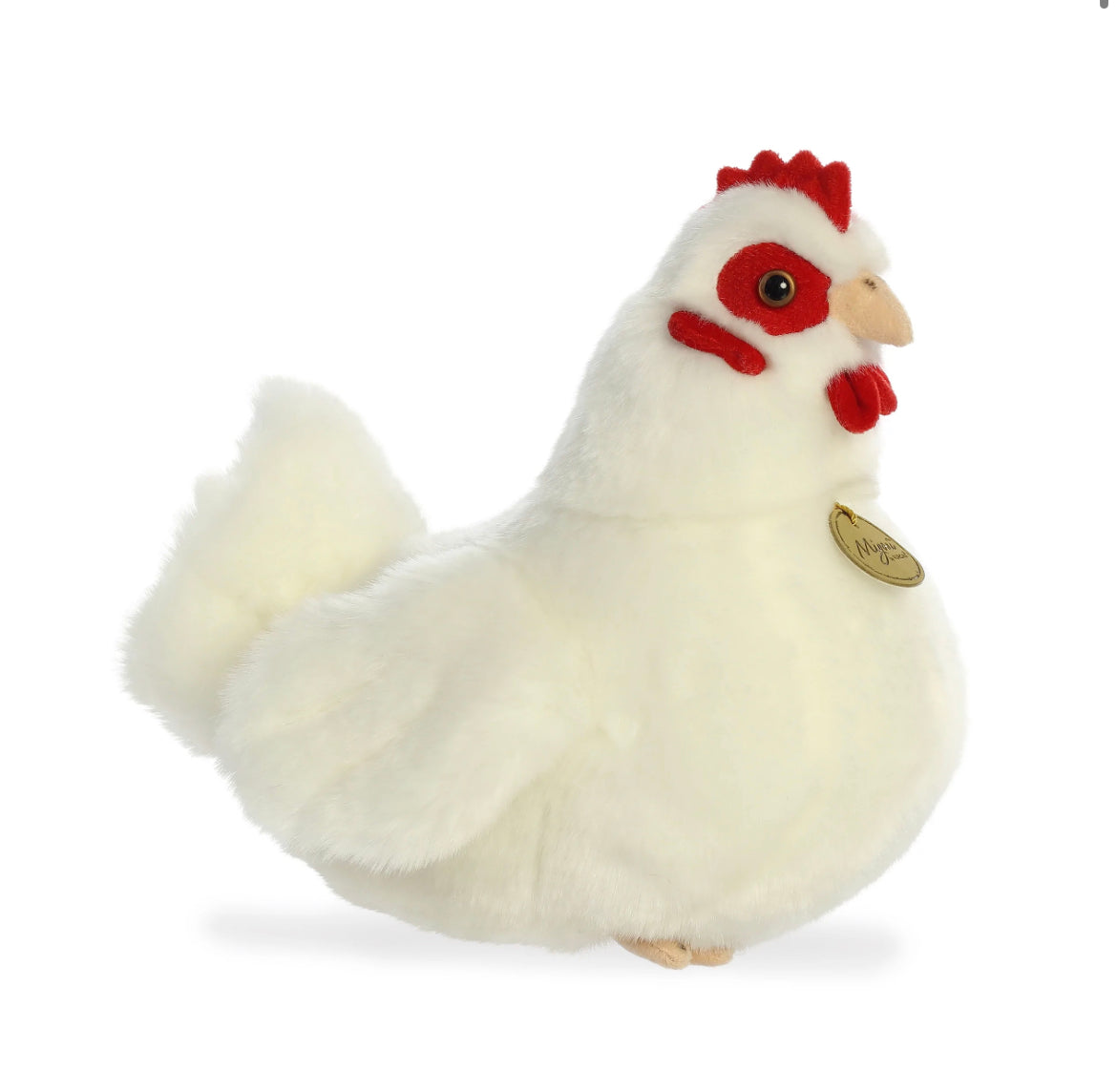 White Hen Plush