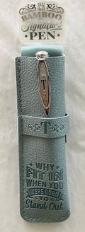 T Bamboo Name Pen