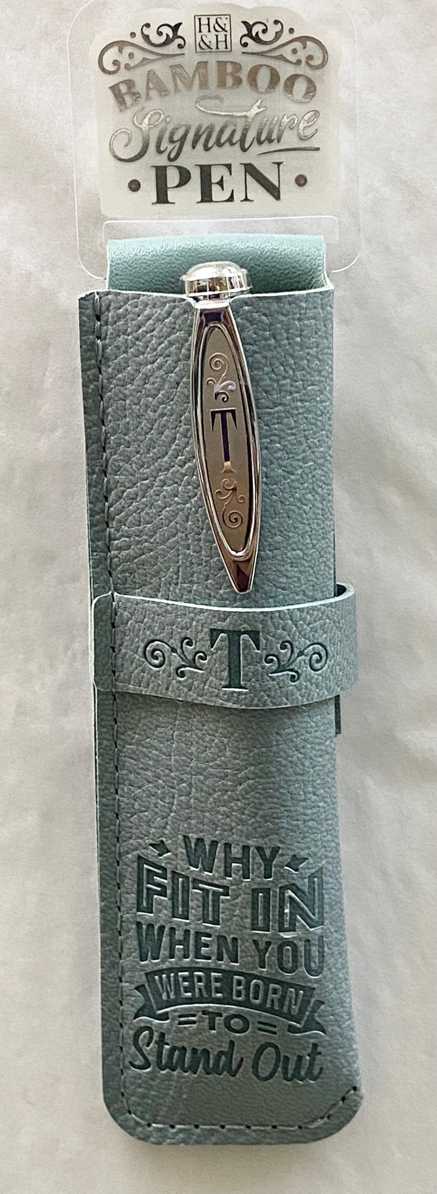 T Bamboo Name Pen