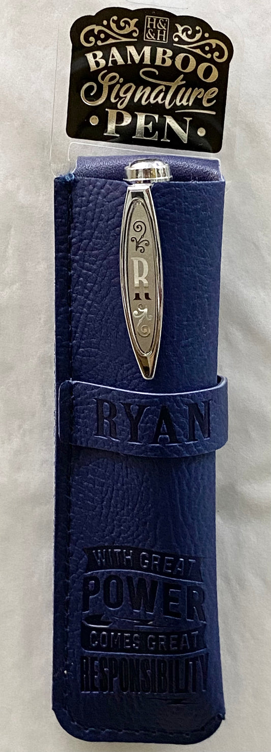 “Ryan” Bamboo Name Pen