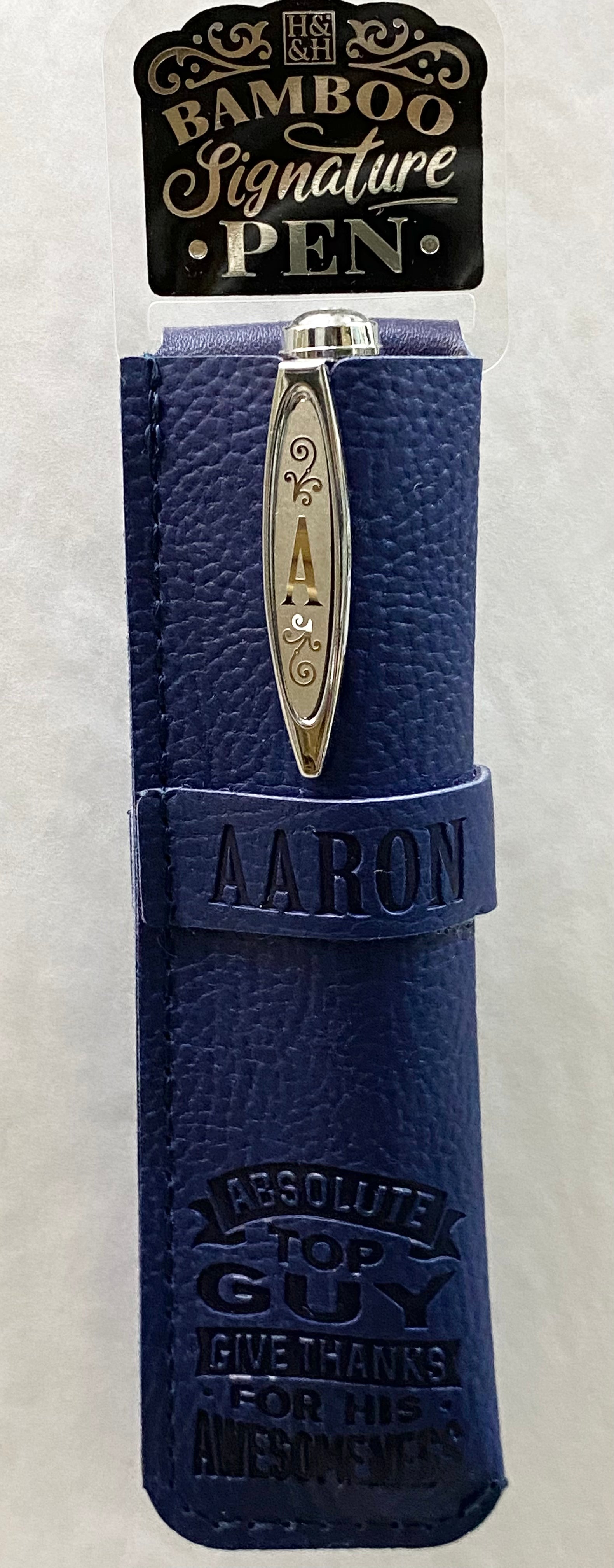 Aaron Bamboo Name Pen