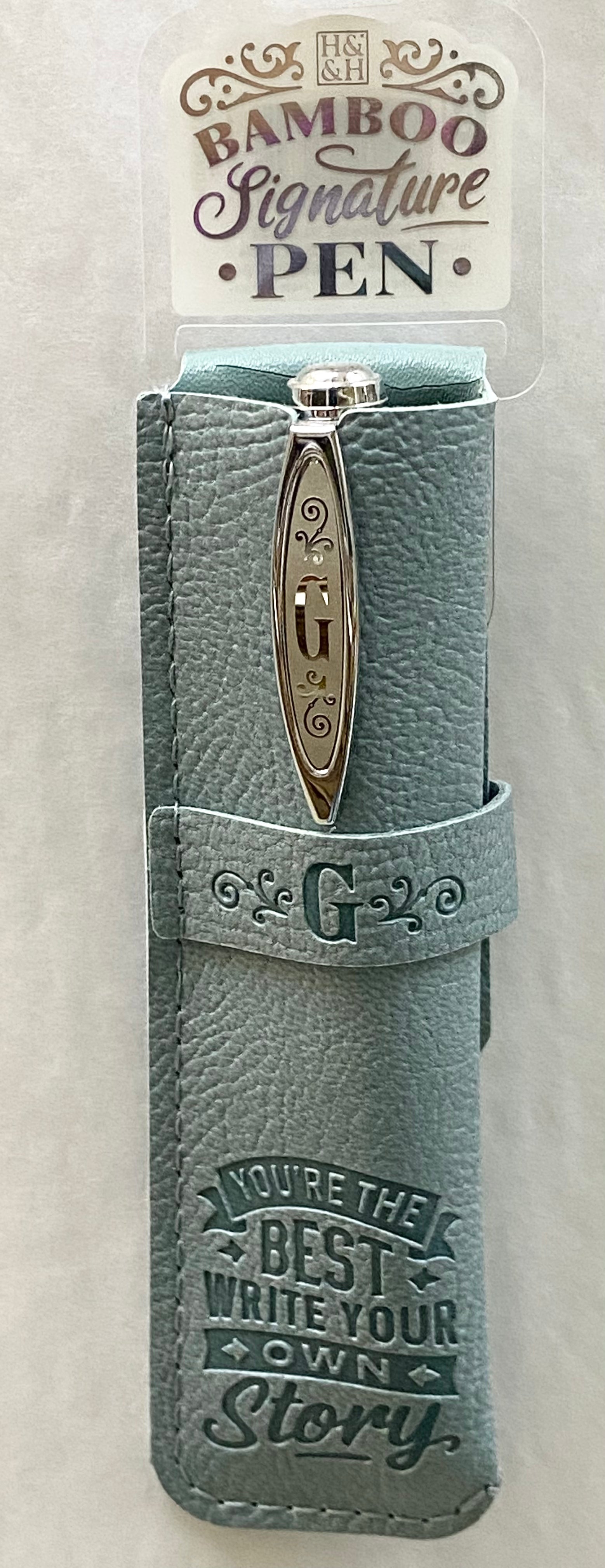 G Bamboo Name Pen