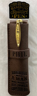 Phil Bamboo Name Pen