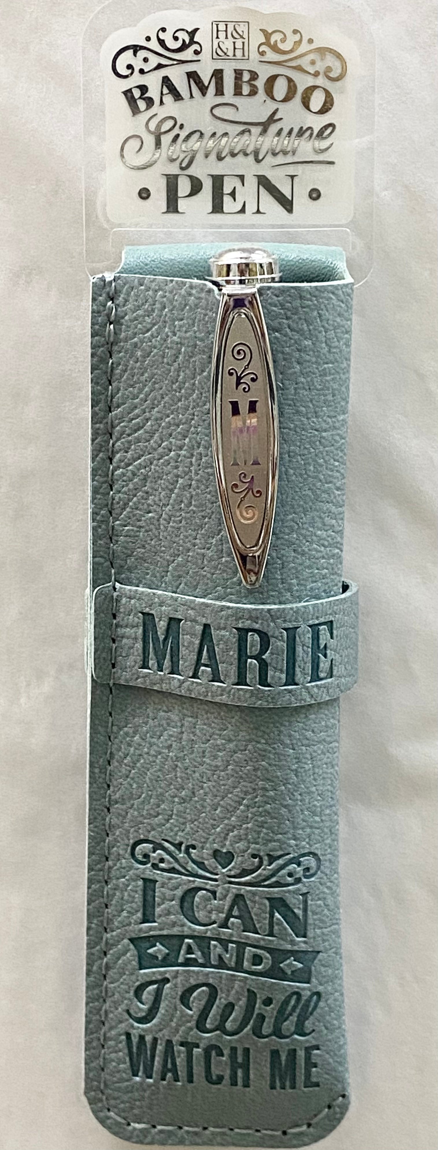 Marie Bamboo Name Pen