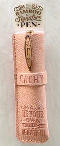 Cathy Bamboo Name Pen