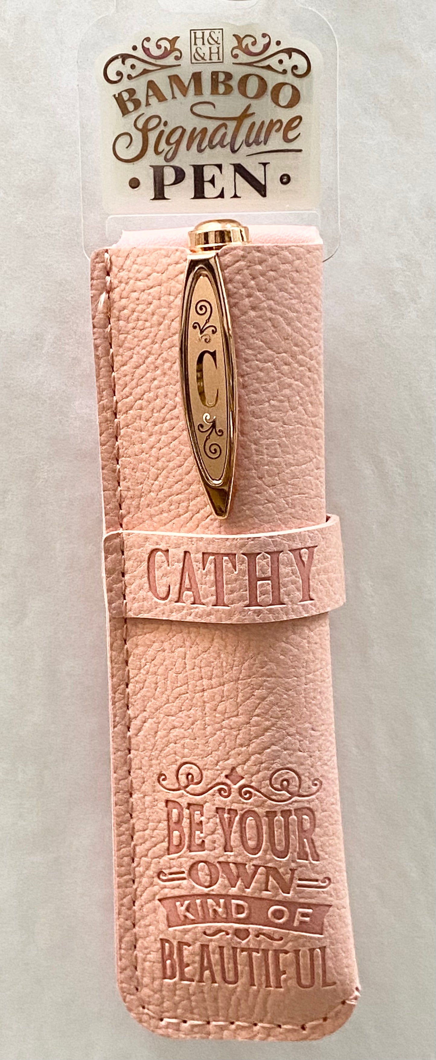 “Cathy” Bamboo Name Pen