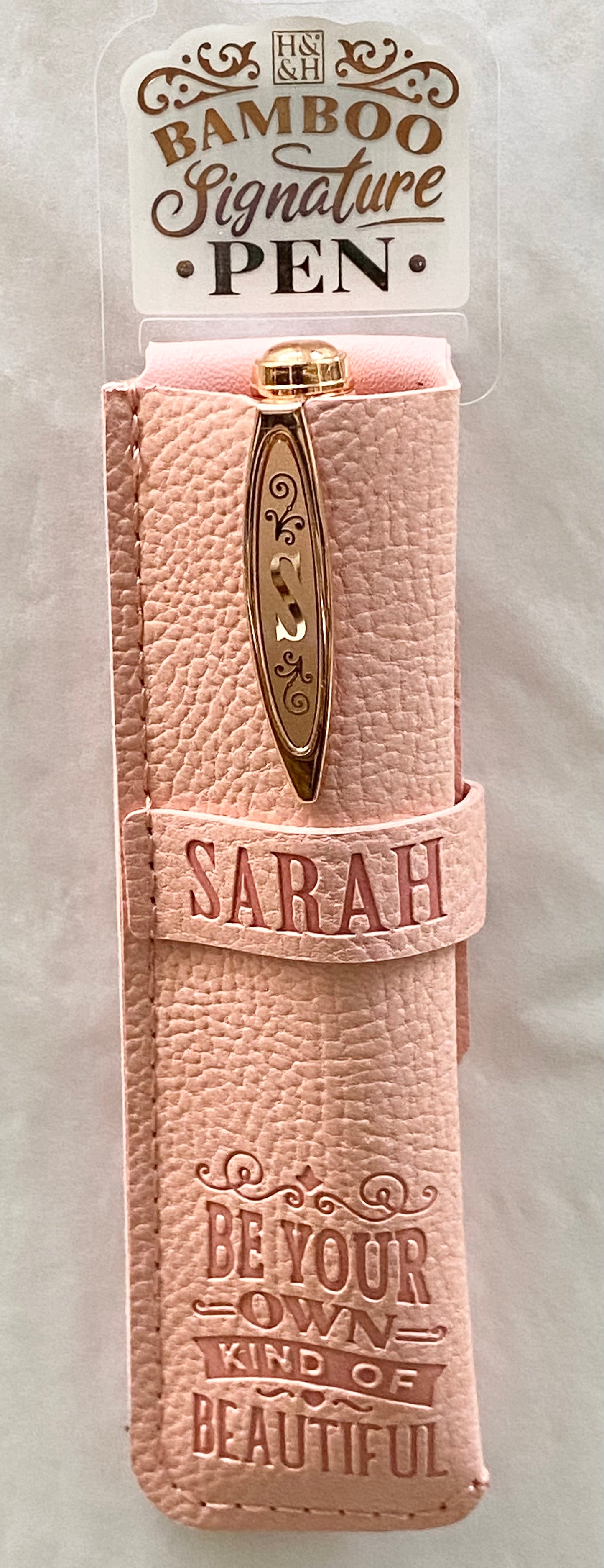 “Sarah” Bamboo Name Pen