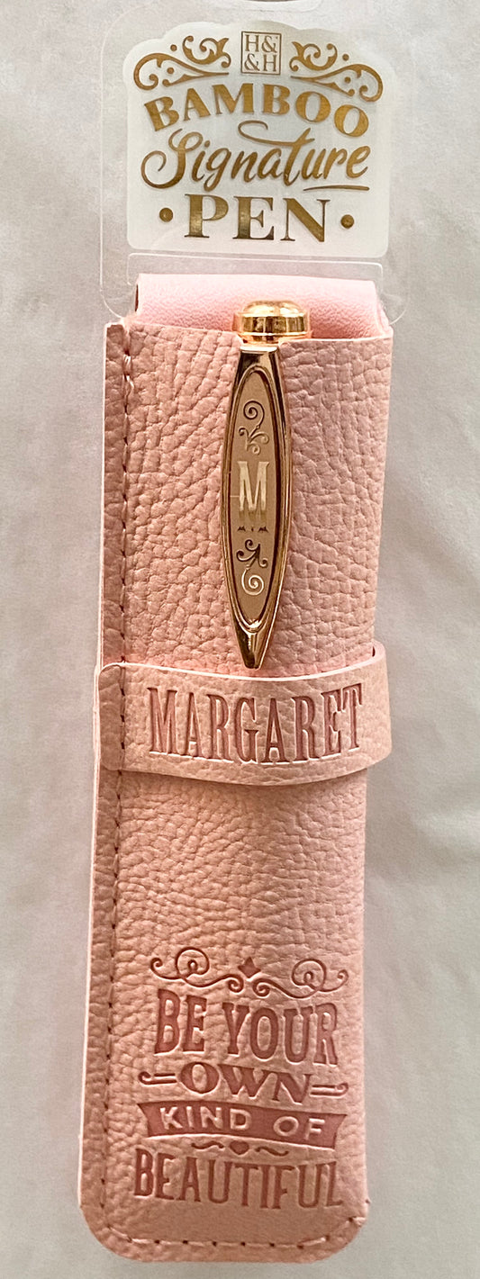 “Margaret” Bamboo Name Pen