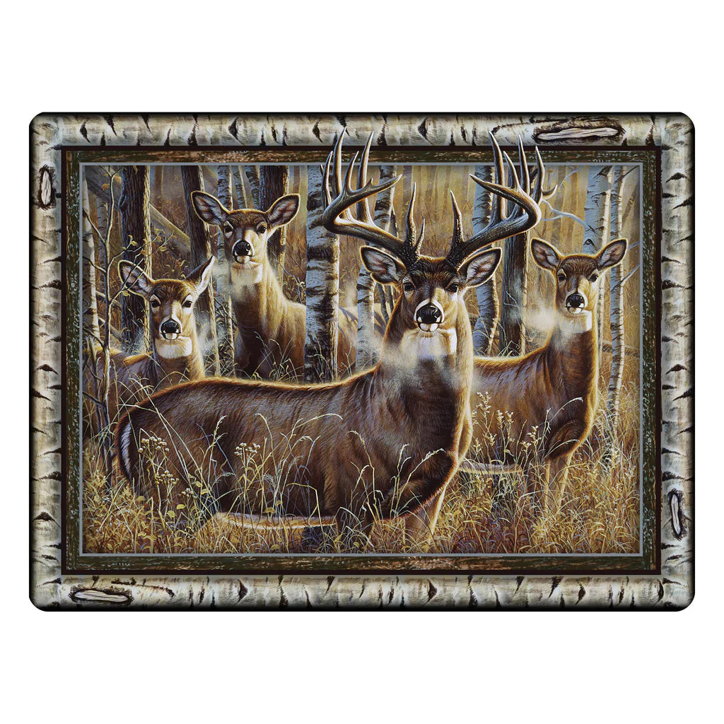 Cutting Board 12in x 16in- Multi Deer
