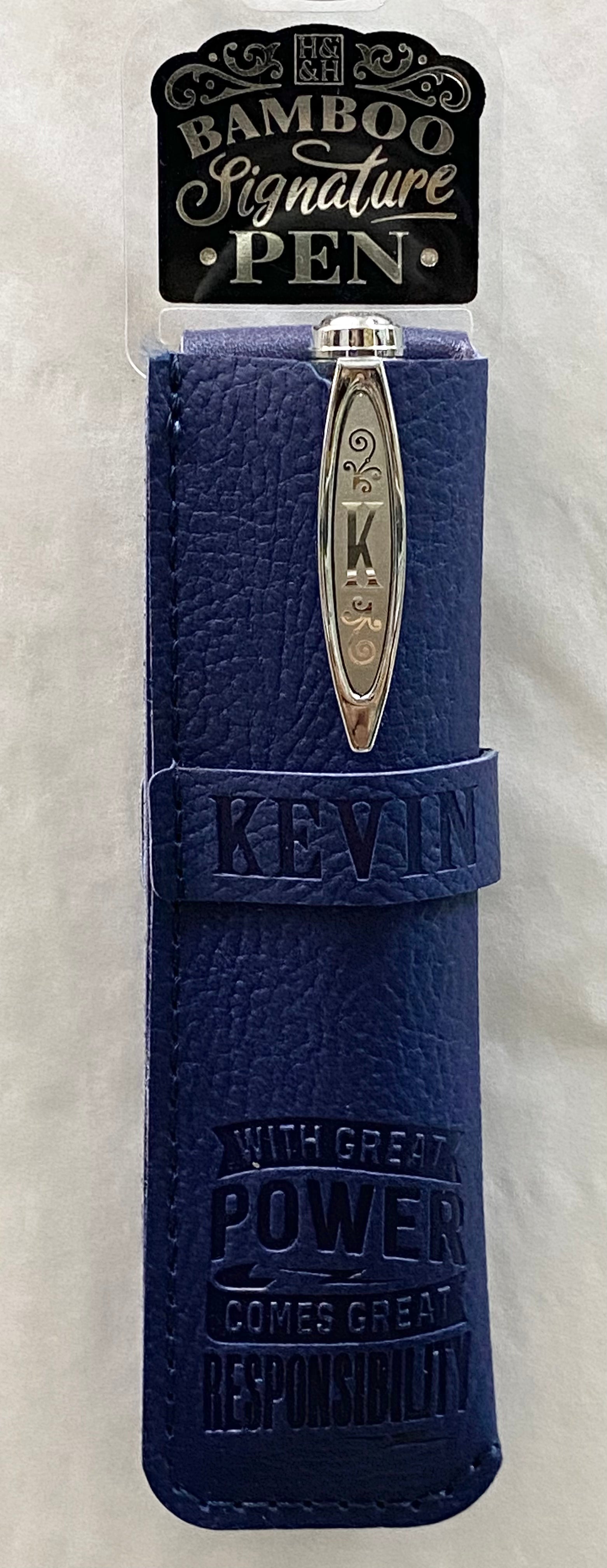 Kevin Bamboo Name Pen