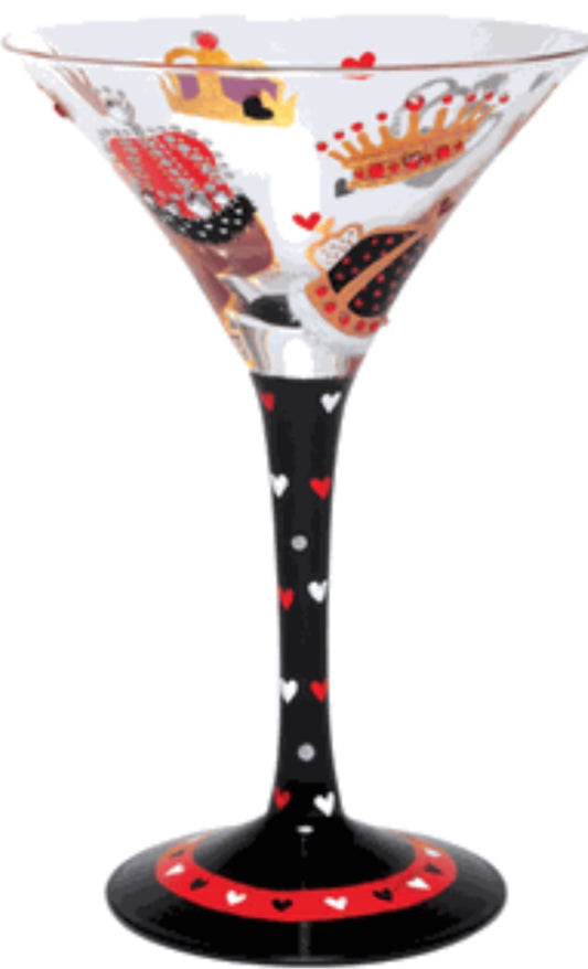 Lolita “King of Hearts” Martini Glass