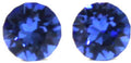 September Sapphire Diamond Cut Earrings