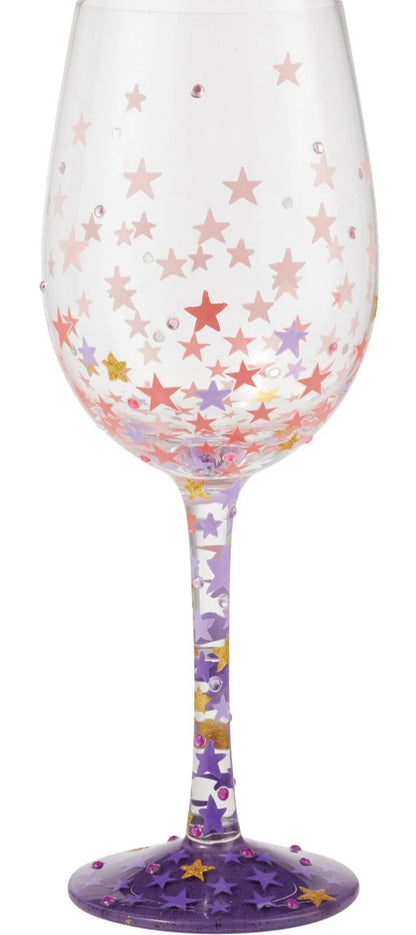 “STARS-A-MILLION” Lolita Wine Glass