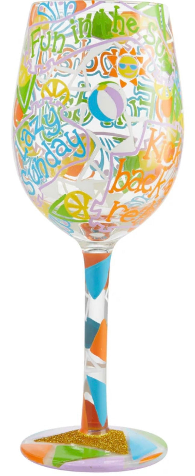 “Sunday Funday” Lolita Wine Glass