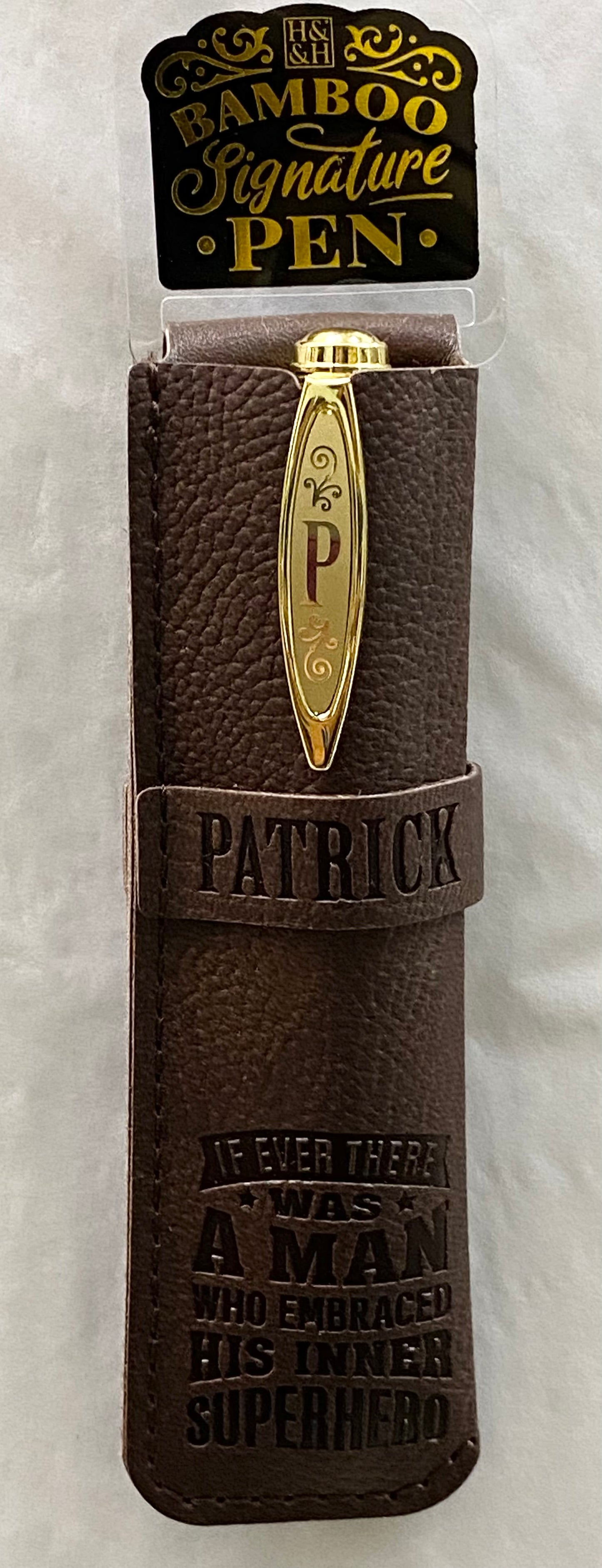 “Patrick” Bamboo Name Pen