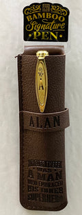 Alan Bamboo Name Pen