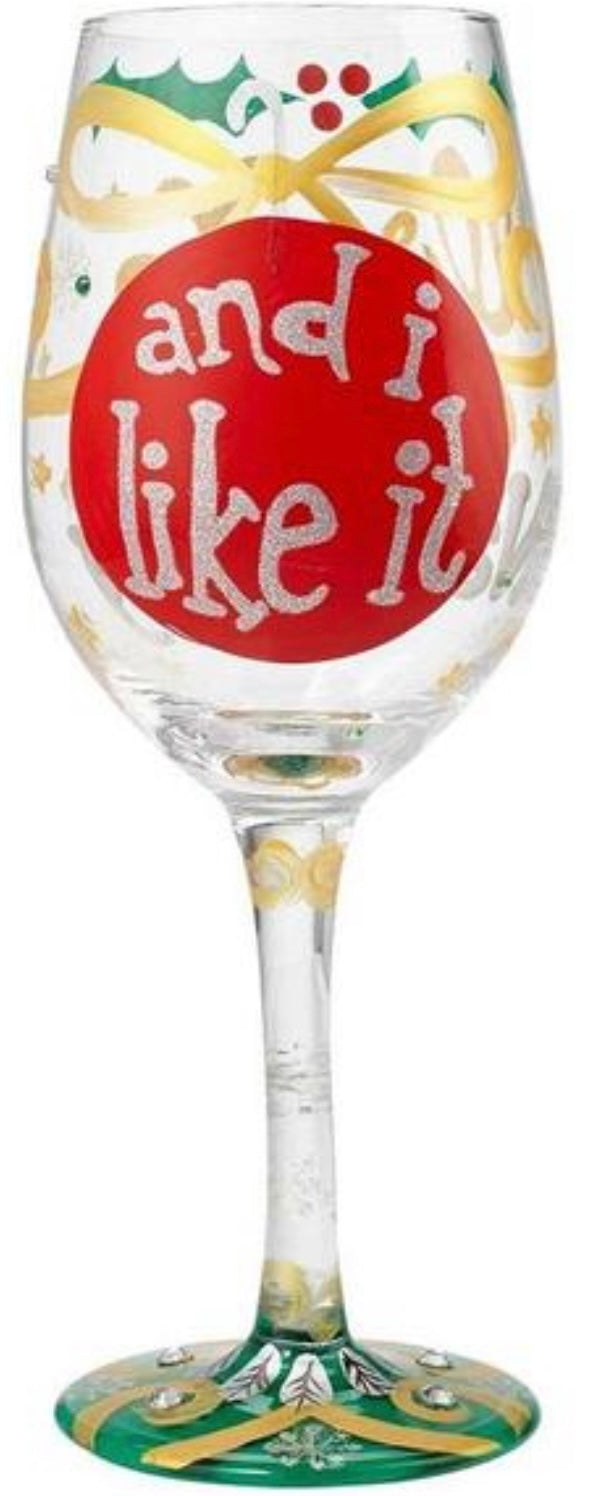 “Naughty X-Mas” Lolita Wine Glass