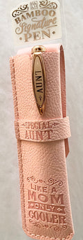Special Aunt Bamboo Name Pen