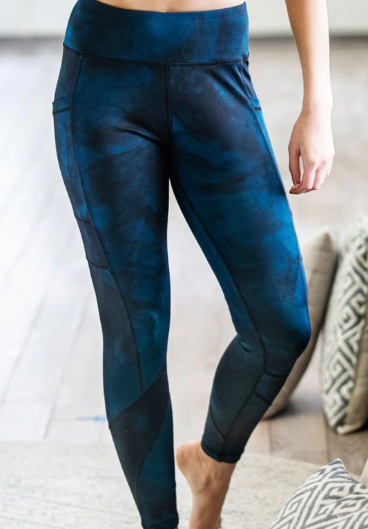 Electric Jungle Abyss Leggings