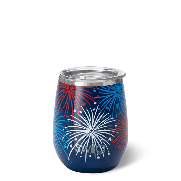 Fireworks Stemless Wine Cup