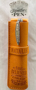 Natalie Bamboo Name Pen