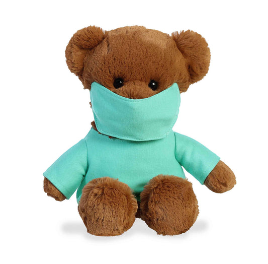 Doctor Bear Aqua Plush