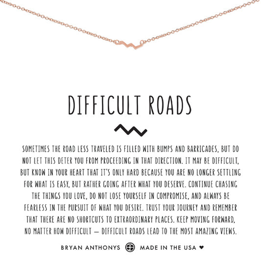 Difficult Roads Bryan Anthony’s Necklace