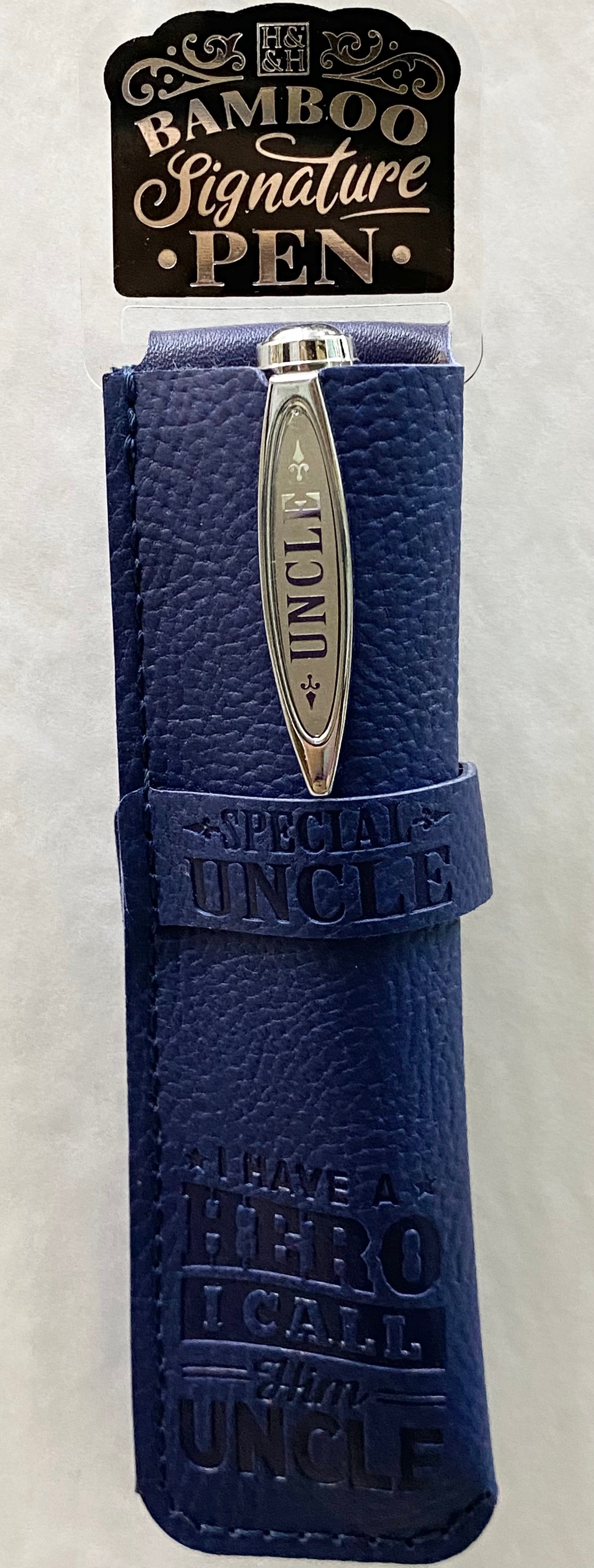 Special Uncle Bamboo Name Pen