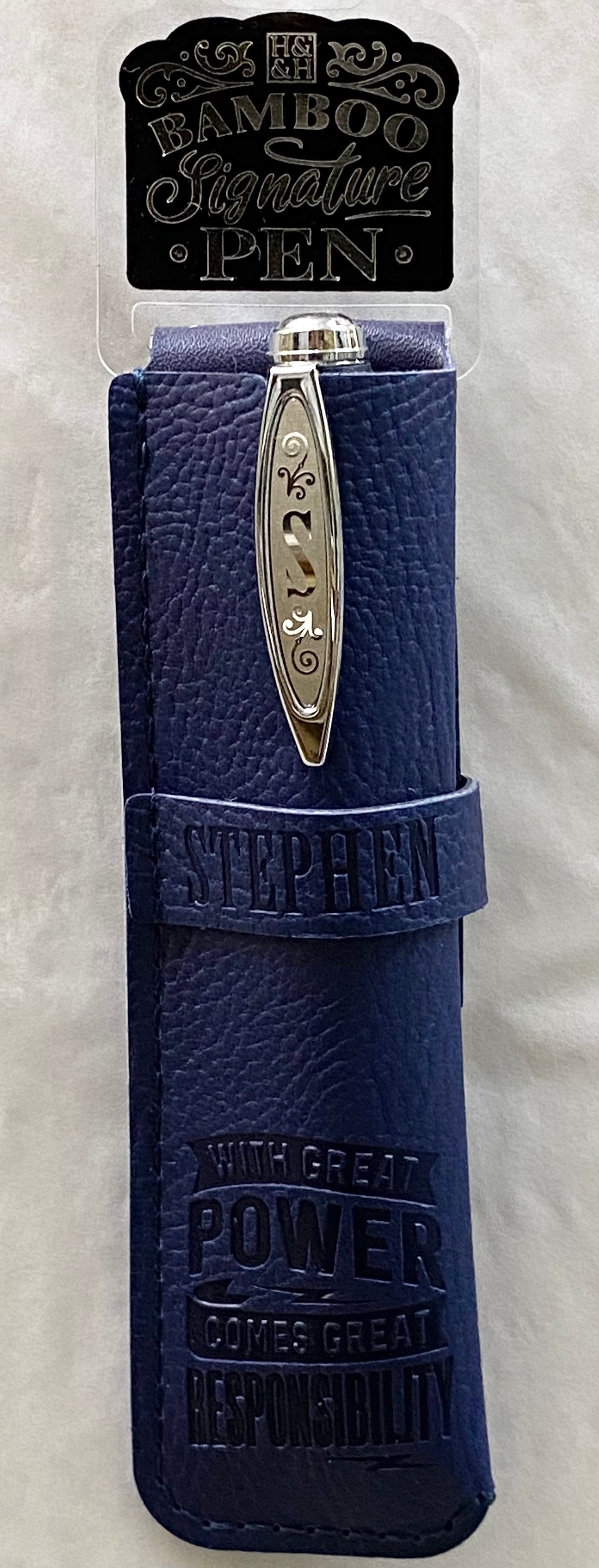 “Stephen” Bamboo Name Pen