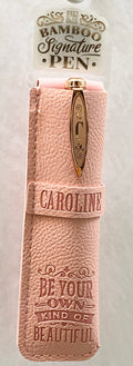 Caroline Bamboo Name Pen