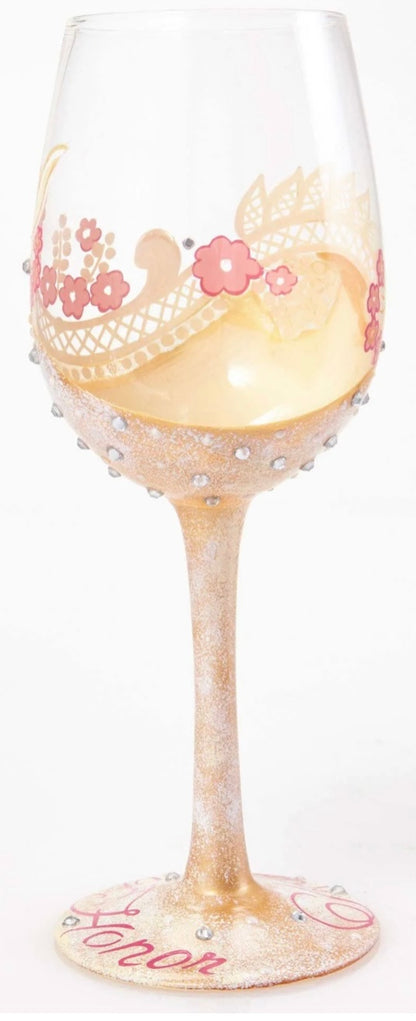 “Maid of Honor” Lolita Wine Glass