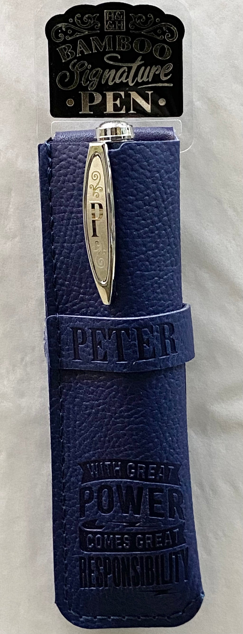 Peter Bamboo Name Pen