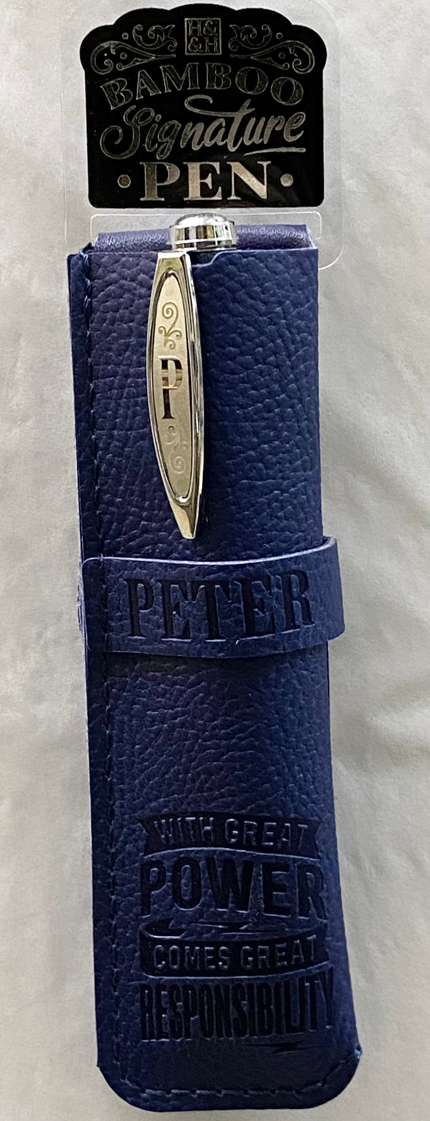Peter Bamboo Name Pen