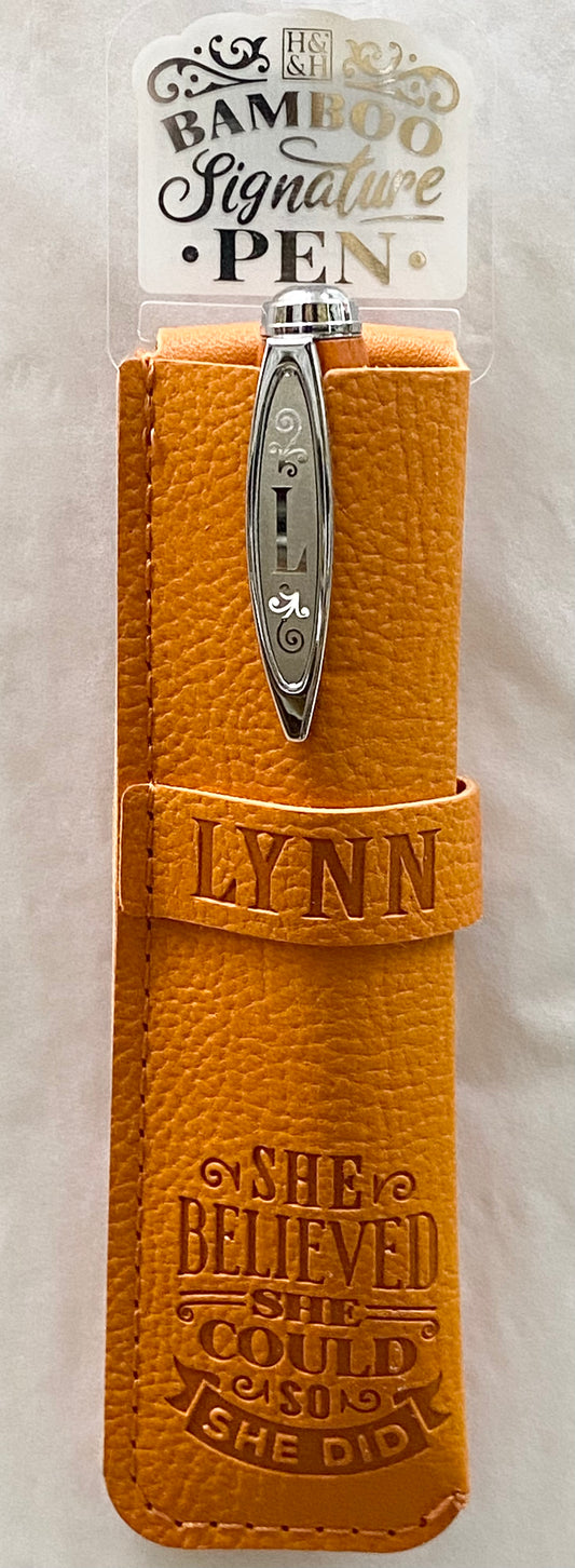 “Lynn” Bamboo Name Pen