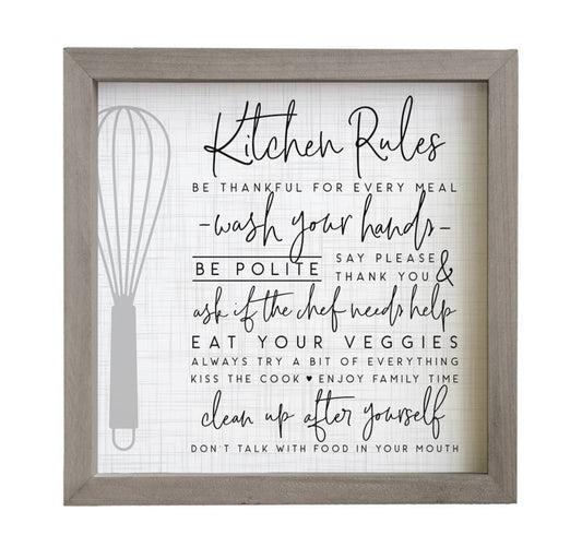 Kitchen Rules Be Thankful...Sign