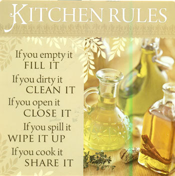 Kitchen Rules: If You Empty It You Fill It...Kitchen Towel