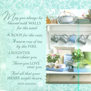 May You Always Be Blessed With Walls For The Wind...Kitchen Towel