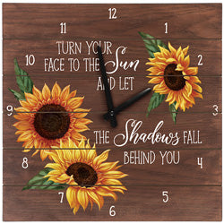 "Sunflowers" Wall Clock