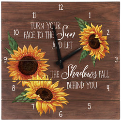 Sunflowers Wall Clock