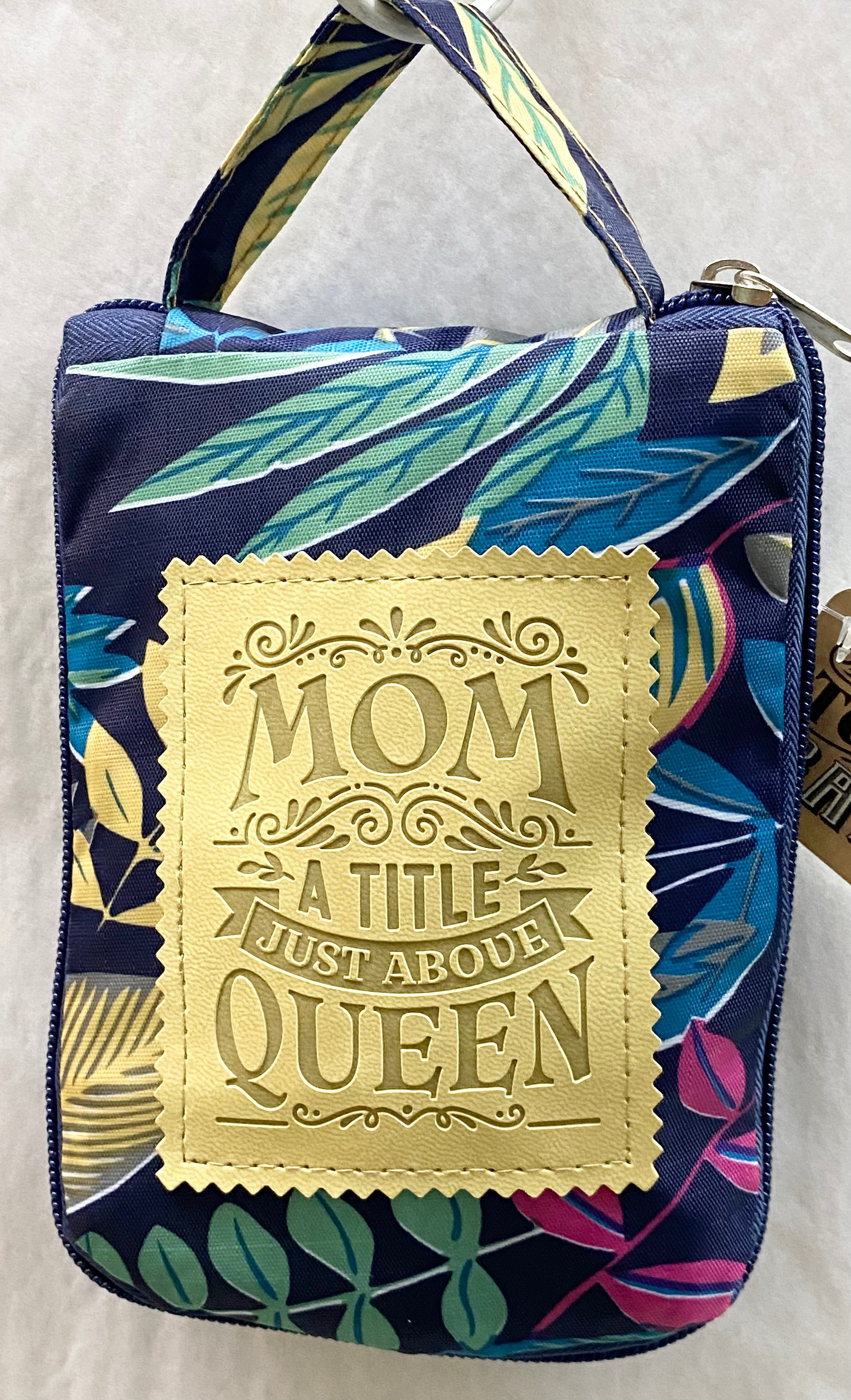 Reusable Tote Bag “Mom a title just above queen”