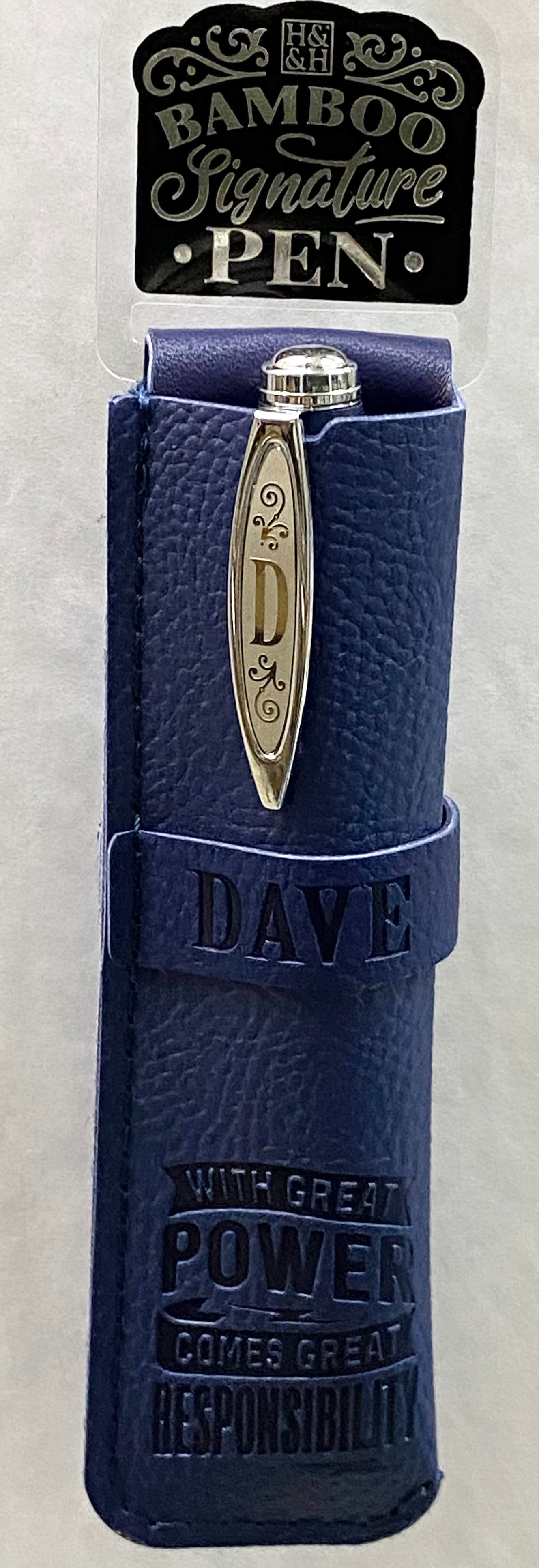 Dave Bamboo Name Pen